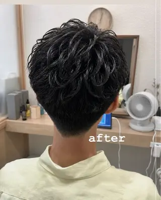 ショート メンズ 久木原 ゆりのヘアスタイル