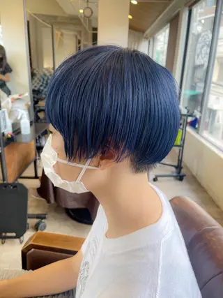 ショート カラー OAK溝の口 𖠋SHINYAのヘアスタイル