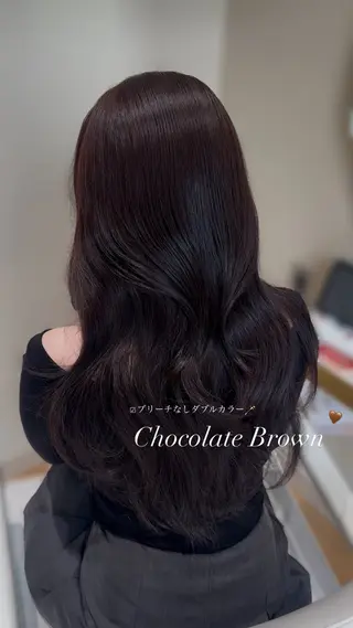 ロング カラー minori♡ 韓国モテヘアのヘアスタイル