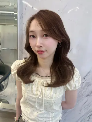ミディアム Parve Mix/ 平 奈果🎀のヘアスタイル