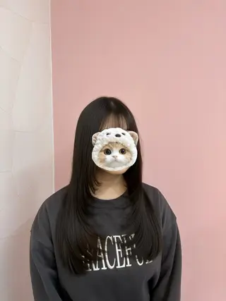 ロング HASHI AYAKAのヘアスタイル
