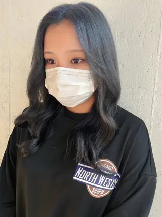 ロング カラー hisano / ハイトーン・透明感のヘアスタイル