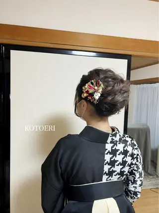 ロング 小林 千恵のヘアスタイル