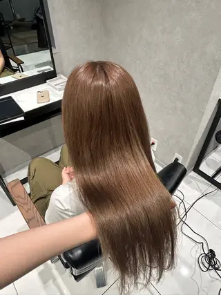 カラー 透明感カラー×顔周り mizuki🫧のヘアスタイル