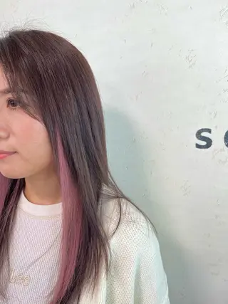 セミロング 山﨑 大二郎のヘアスタイル