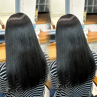 セミロング 🩶【巻ける縮毛 矯正】🩶蘭のヘアスタイル