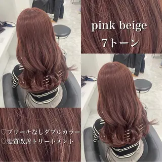 カラー 🤍ブリーチなし ブラウンhimi🤍のヘアスタイル