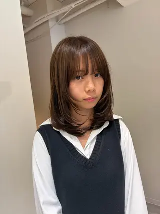 ミディアム 似合わせ特化🦕 レイヤー/見正 恵弥のヘアスタイル