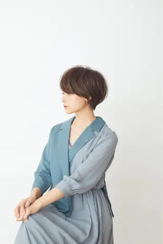 ショート カラー パーマ KONOMI スタイリストのヘアスタイル