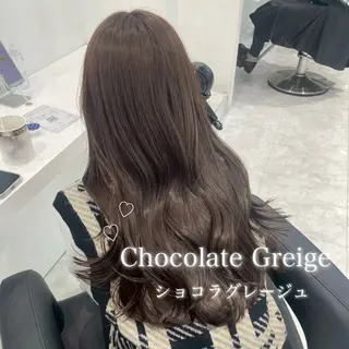 ロング カラー ヘアアレンジ 艶髪グレージュ🩶 maharuのヘアスタイル
