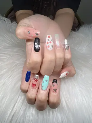 ネイル Lee Nails チップ長さだし専門店のネイルデザイン