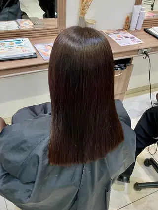 ロング カラー ☂️Ash 新杉田☂️山本のヘアスタイル