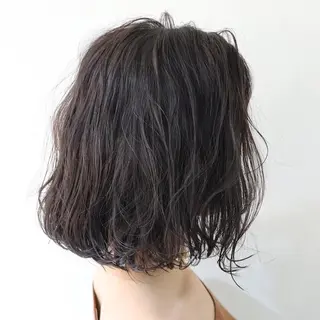セミロング パーマ 朝比奈 志保のヘアスタイル