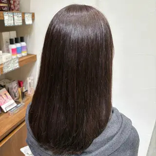 ミディアム カラー 似合わせカット✂️ /さとゆな💛のヘアスタイル