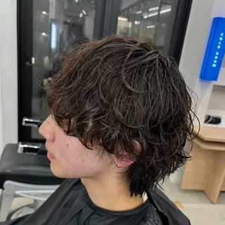 パーマ メンズ シャドウパーマ /メンズ/丹羽涼介のヘアスタイル