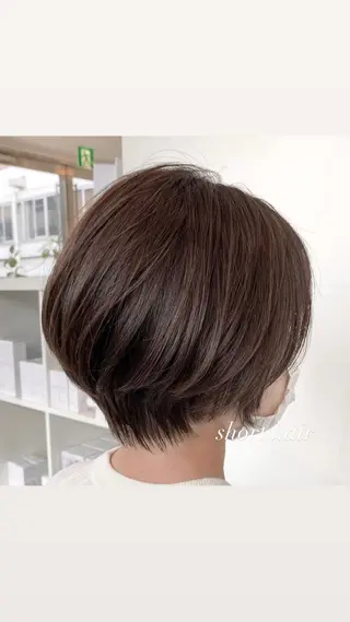 ショート ♡レイヤーボブ パーマ/うらら♡のヘアスタイル
