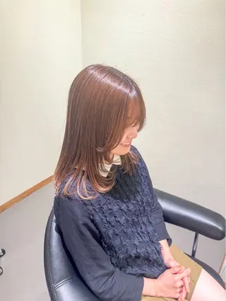 ロング ボブ/ショート/小倉 ✂中尾吏穏のヘアスタイル