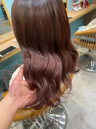 ミディアム カラー 🌈ブリーチ特化🌈 MINATOのヘアスタイル