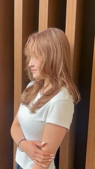 ロング カラー 🍒艶カラー🍒韓 国ヘア🍒momoのヘアスタイル