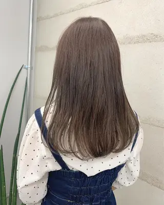 カラー 透明感カラー✂︎ /縮毛矯正/YUKAのヘアスタイル