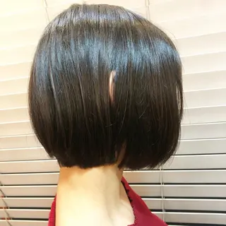 ショート ボブ/縮毛/レイヤー モトナリのヘアスタイル