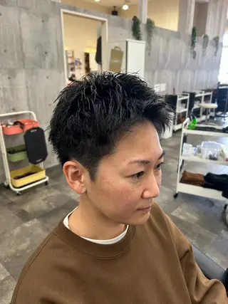 ショート パーマ 奈良/生駒/FEEL /ﾉｶﾞﾐﾄｼｷのヘアスタイル