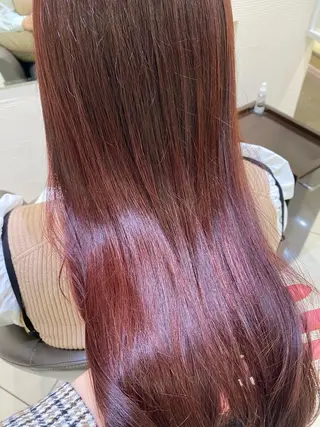 ロング カラー ヘアアレンジ 銀座メンズ専門🖤 叶奈々のヘアスタイル