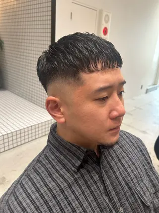 ショート メンズ 🐲ツイスパ🐲 フェード/龍のヘアスタイル