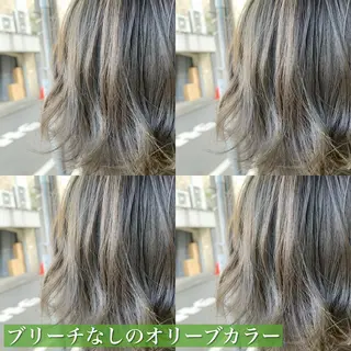 ミディアム カラー navile原宿 yumaのヘアスタイル