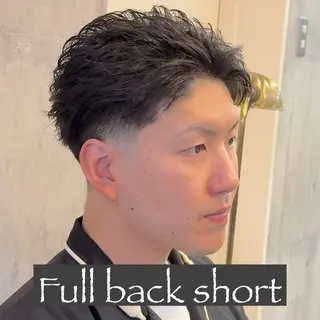 ショート パーマ ヘアアレンジ メンズ MENIN メンズ サロン 望月 涼太のヘアスタイル