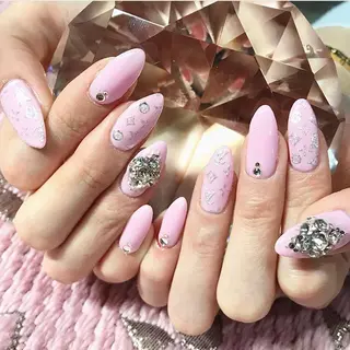 ネイル 渋谷／チップ長さ出し 👑アプレgel-xのネイルデザイン