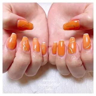 ミディアム ネイル 🐾enen style 🐾のネイルデザイン