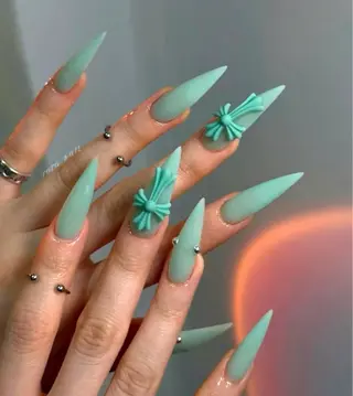 ネイル H3 Nail Tsuki🦋💙のネイルデザイン