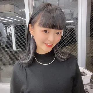 ミディアム カラー TELA HAIR 石岡♡ａｉｋａのヘアスタイル