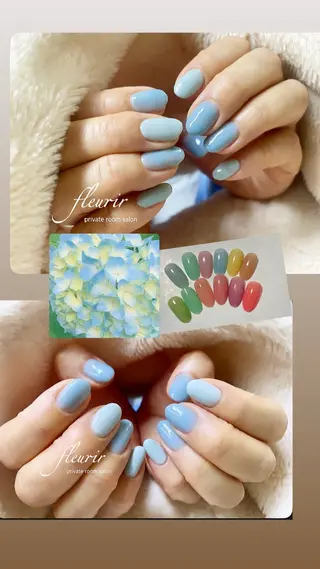ネイル フルリール 【プライベートサロンのネイルデザイン