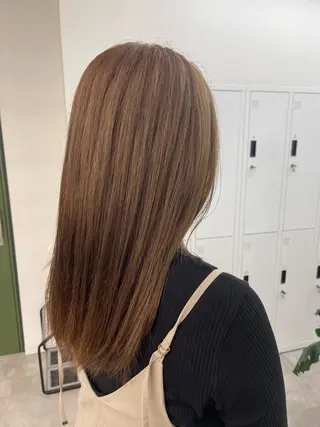 セミロング カラー 🌿新木 彩加🌿のヘアスタイル