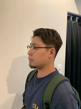 ショート メンズ 藤原 陽一郎のヘアスタイル