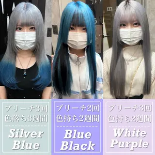 ロング カラー ハイトーン特化💍 NØRN💍韓国のヘアスタイル