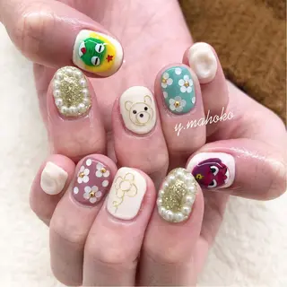 ネイル パラジェル有/ 長さだし/mahoのネイルデザイン