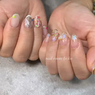 ネイル ネイルルームリッカ 𝐦𝐚𝐲𝐮のネイルデザイン