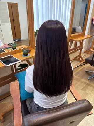 ロング カラー RINNO🌷透明感 カラー/髪質改善のヘアスタイル