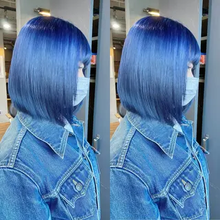 ミディアム カラー yoriダブルカラー 代表すがわらのヘアスタイル