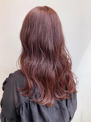 セミロング 🍀ケアブリーチ カラー🍀坂井のヘアスタイル