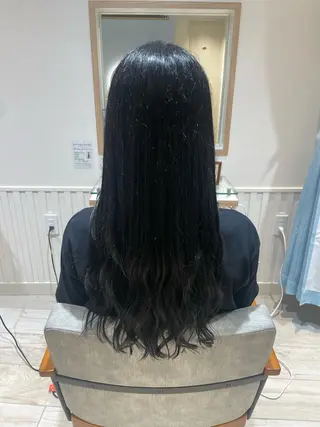 ロング カラー 大川 夏実のヘアスタイル