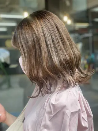ミディアム MATISSE藤崎 渕上 ジュビアイのヘアスタイル