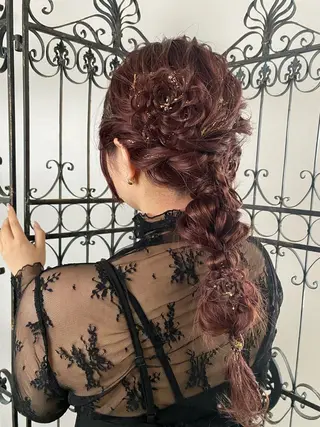ヘアアレンジ 西岡 乙花のヘアスタイル