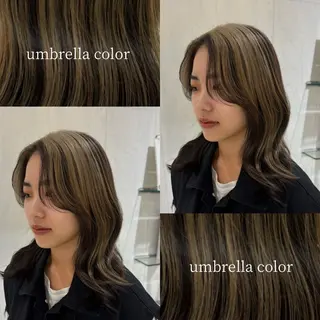ミディアム カラー kotone🦋艶髪 似合わせカットカラーのヘアスタイル