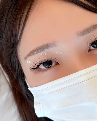マツエク・マツパ h.plus 杉本美空のマツエク・マツパデザイン