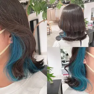 ショート カラー 渋谷:インナーカラー /🍒エリカ🍒のヘアスタイル