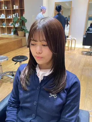 ロング 縮毛矯正/レイヤー 🌙児玉光瑠のヘアスタイル